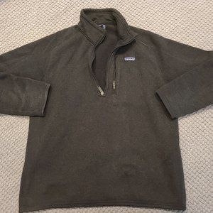 Patagonia Men's Better Sweater 1/4-Zip Fleece - Black, Large